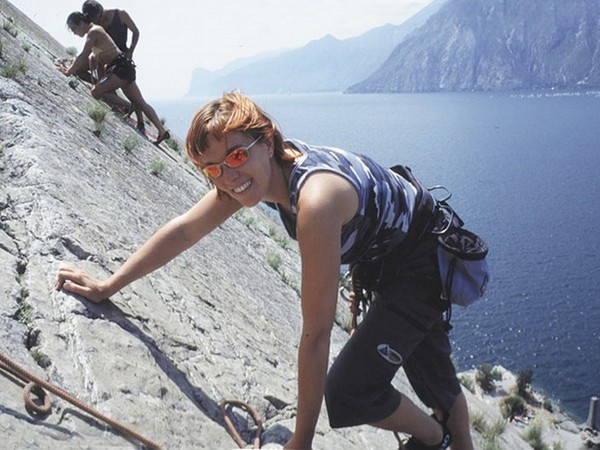 Climbing on Lake Garda