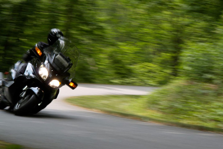 Motorbike on Lake Garda