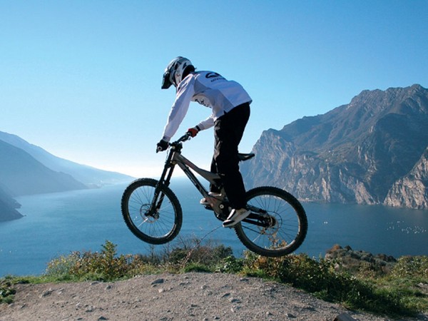 Biking on Lake Garda