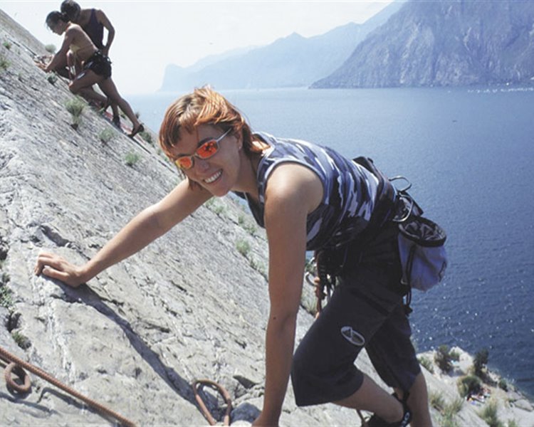 Arrampicata sul lago di Garda