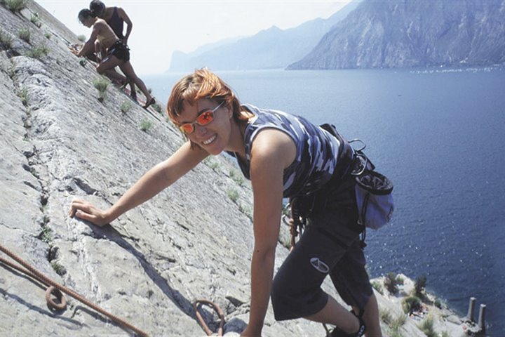 Climbing in Lake Garda